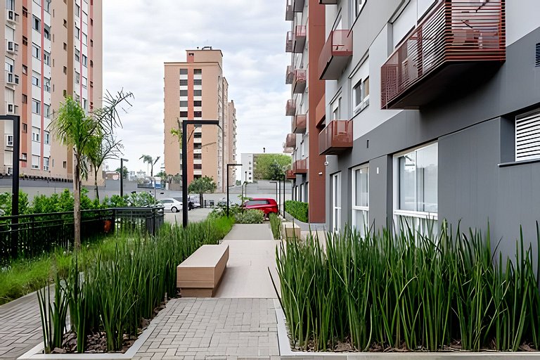 Apartment with 1 bedroom near PUCRS