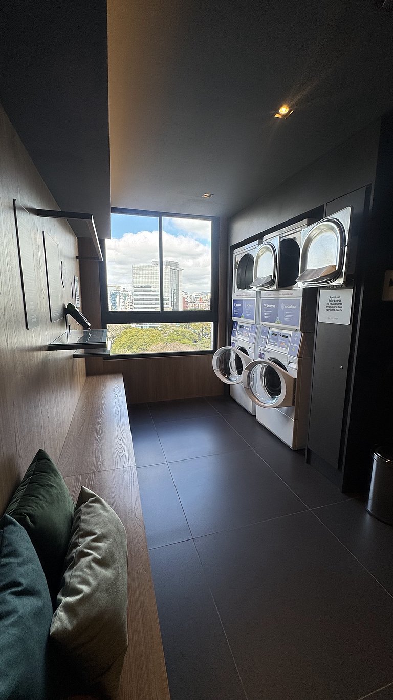 Apto 1 Quarto Premium no Go Carlos Gomes
