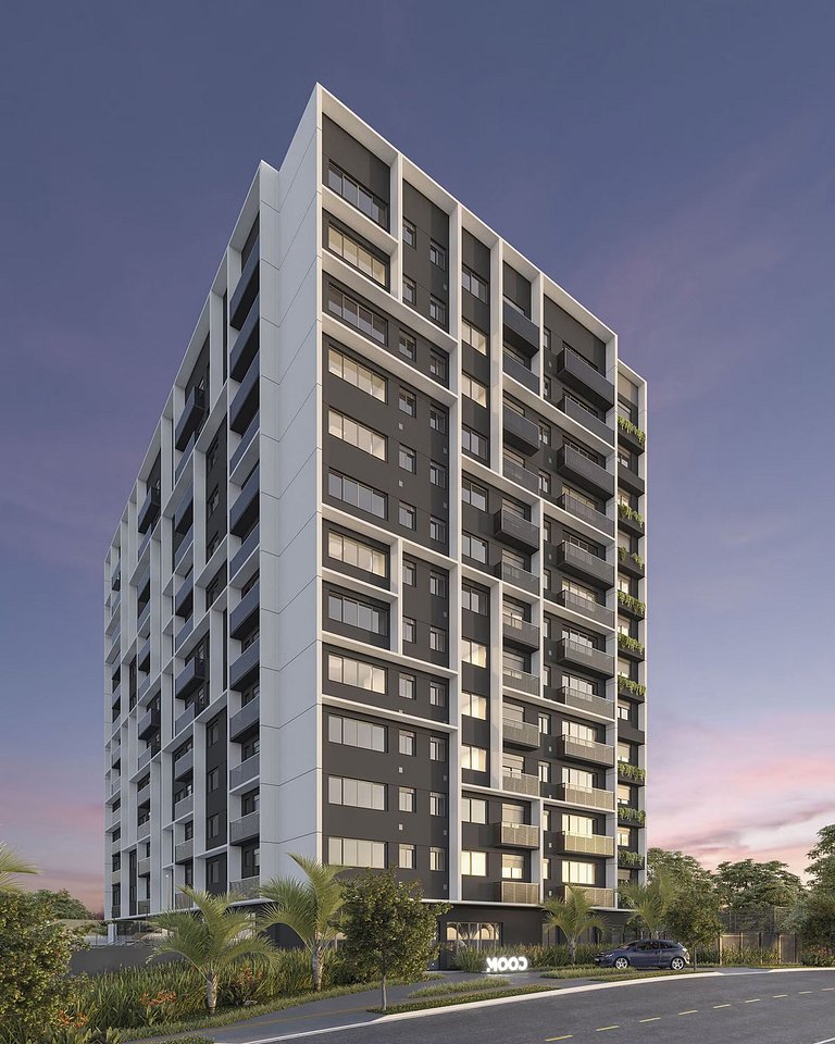 Studio moderno no Mood Central Parque | PUCRS