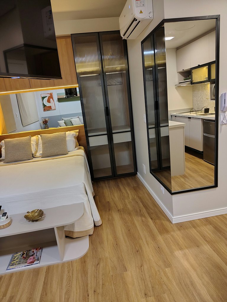 Studio moderno no Mood Central Parque | PUCRS