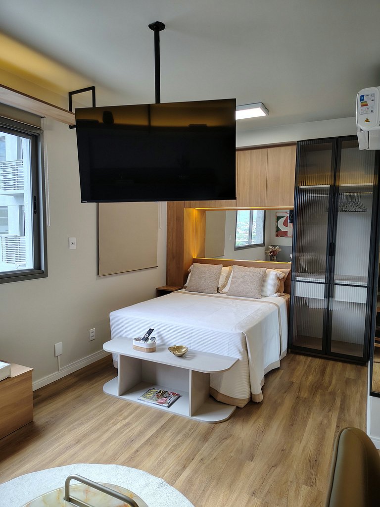 Studio moderno no Mood Central Parque | PUCRS