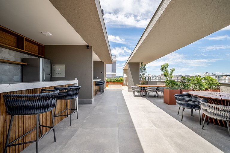 Studio moderno no Connect João Wallig em Porto Alegre