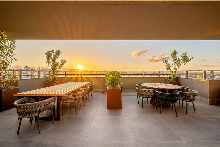 Studio moderno no Connect João Wallig em Porto Alegre