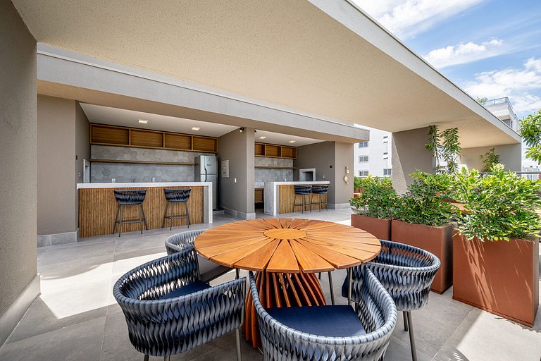 Studio moderno no Connect João Wallig em Porto Alegre