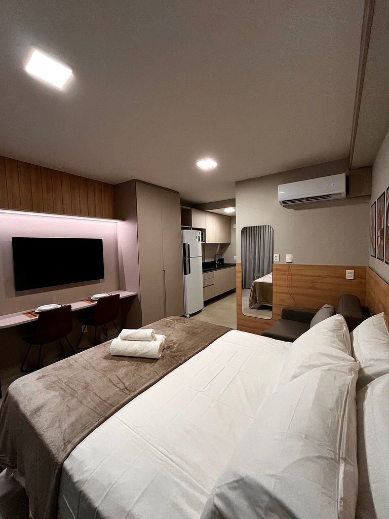 Studio moderno no Connect João Wallig em Porto Alegre