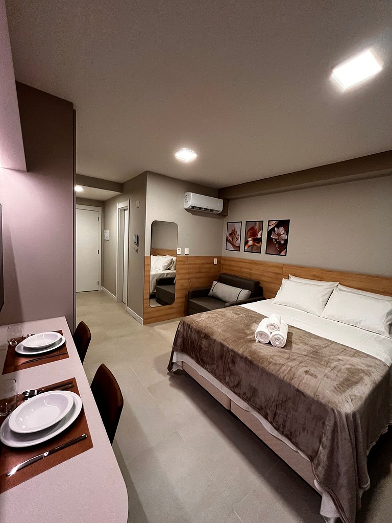 Studio moderno no Connect João Wallig em Porto Alegre