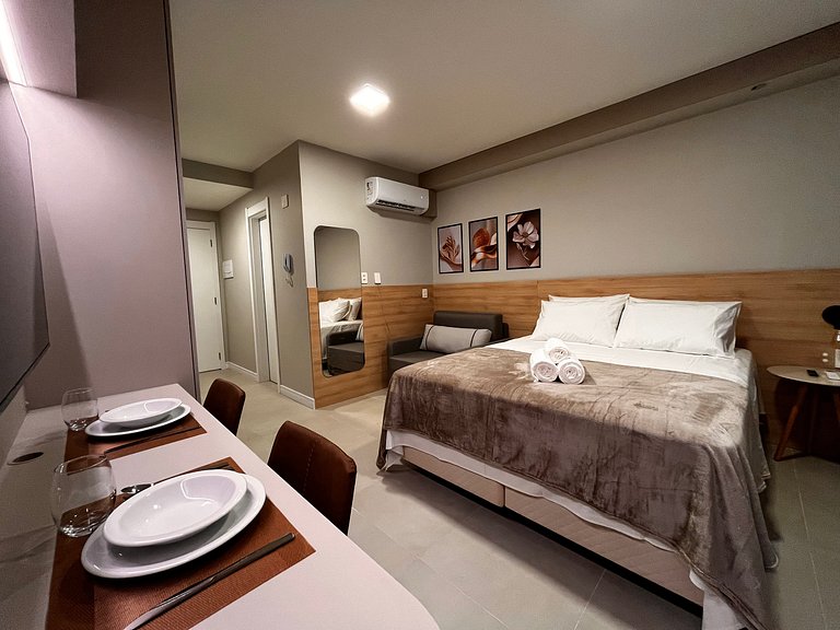 Studio moderno no Connect João Wallig em Porto Alegre