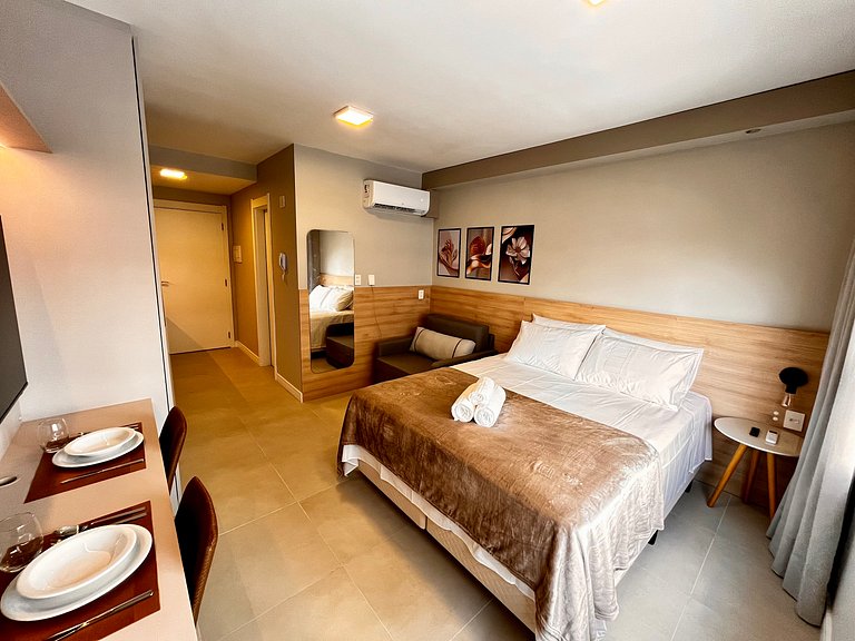 Studio moderno no Connect João Wallig em Porto Alegre