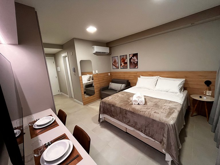 Studio moderno no Connect João Wallig em Porto Alegre