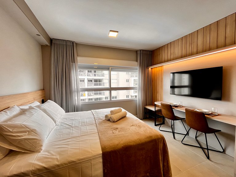 Studio moderno no Connect João Wallig em Porto Alegre