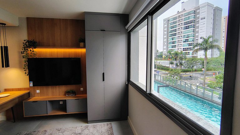 Studio Vista Piscina Mood Central Parque