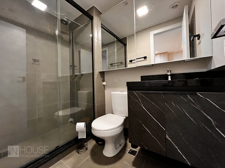 Apto 1 Quarto Premium no Go Carlos Gomes