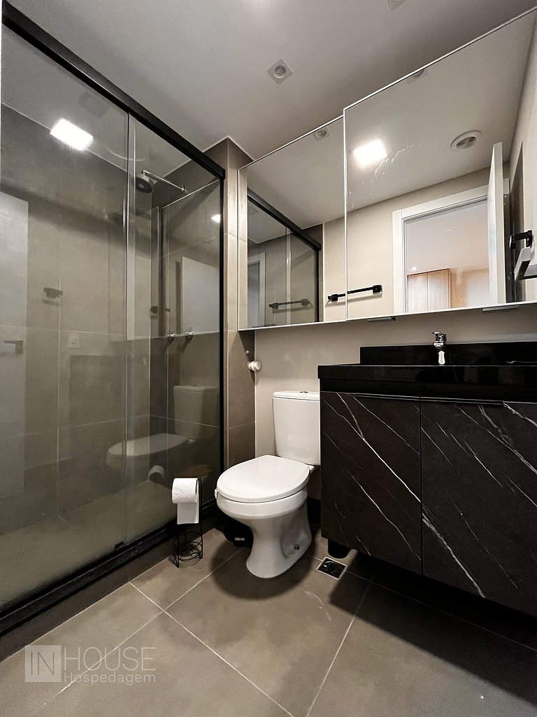 Apto 1 Quarto Premium no Go Carlos Gomes