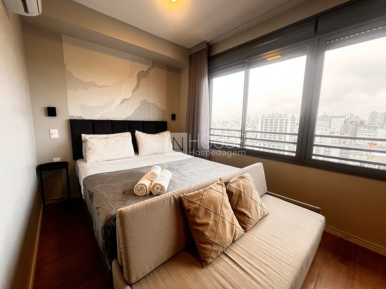 Loft JP Andar Alto - Capacidade para até 4 pessoas