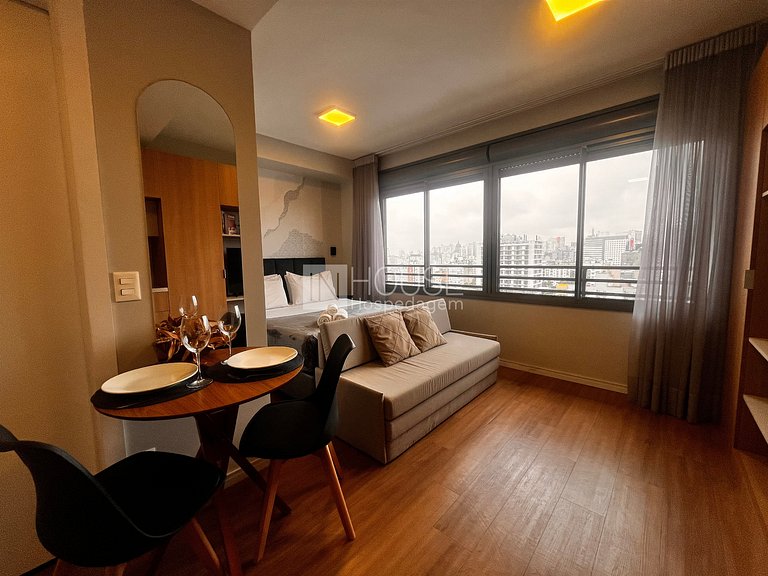 Loft JP Andar Alto - Capacidade para até 4 pessoas